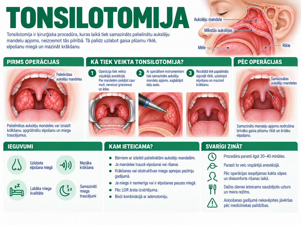 Tonsilotomija